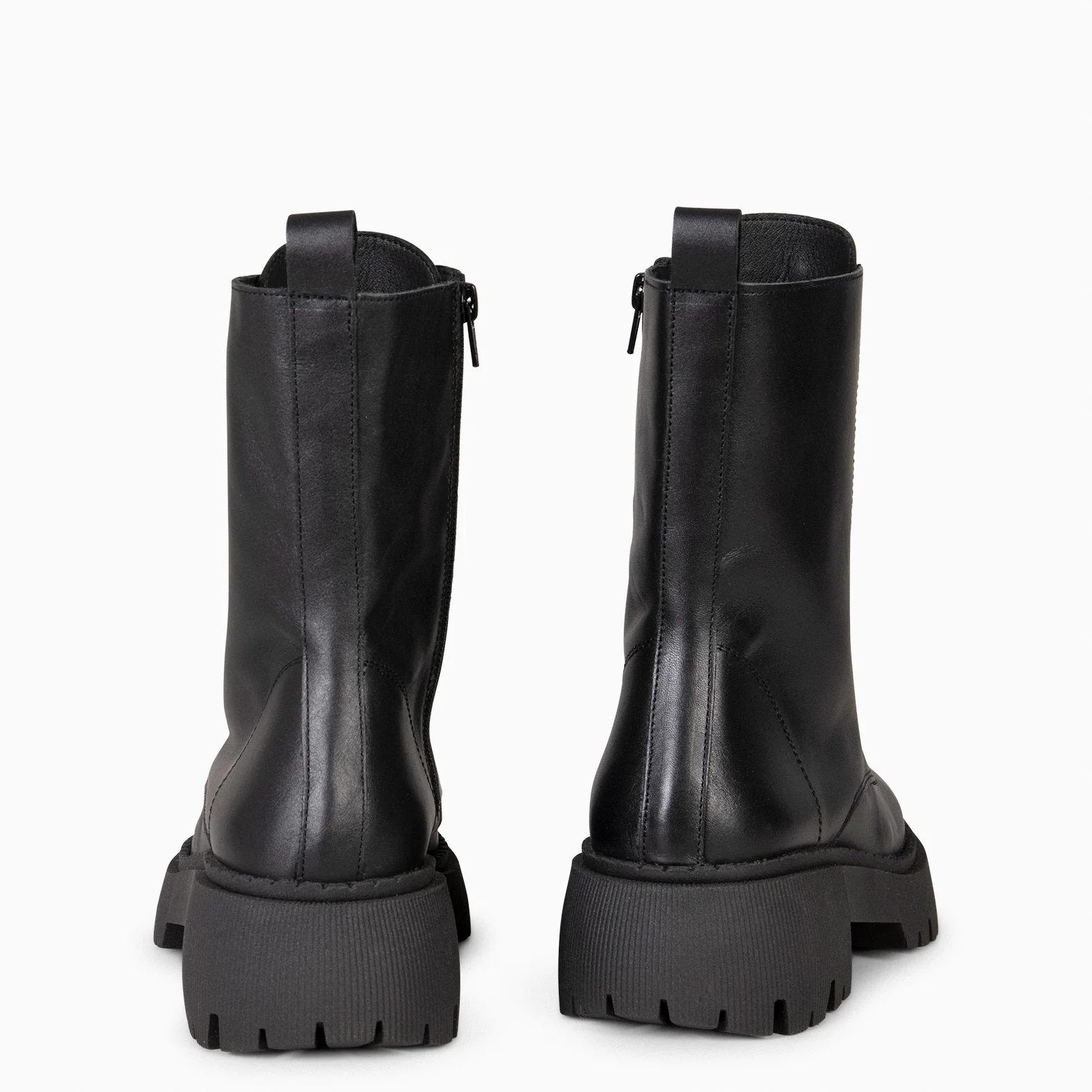 HALEN - Botas militares plataforma track NEGRO - Image 5