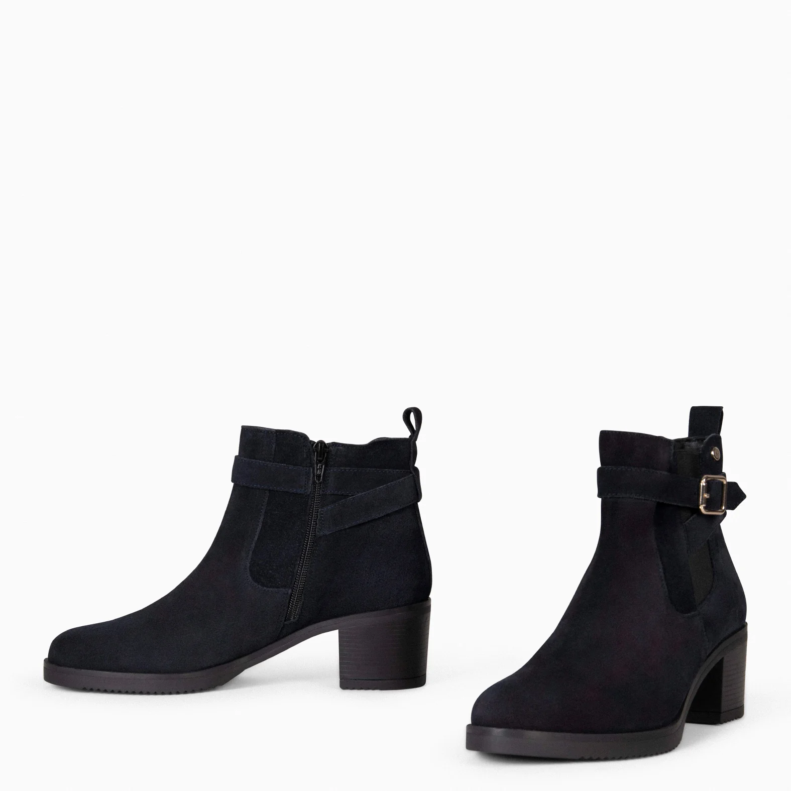 LEMY – BOTINES SERRAJE MUJER MARINO - Image 3