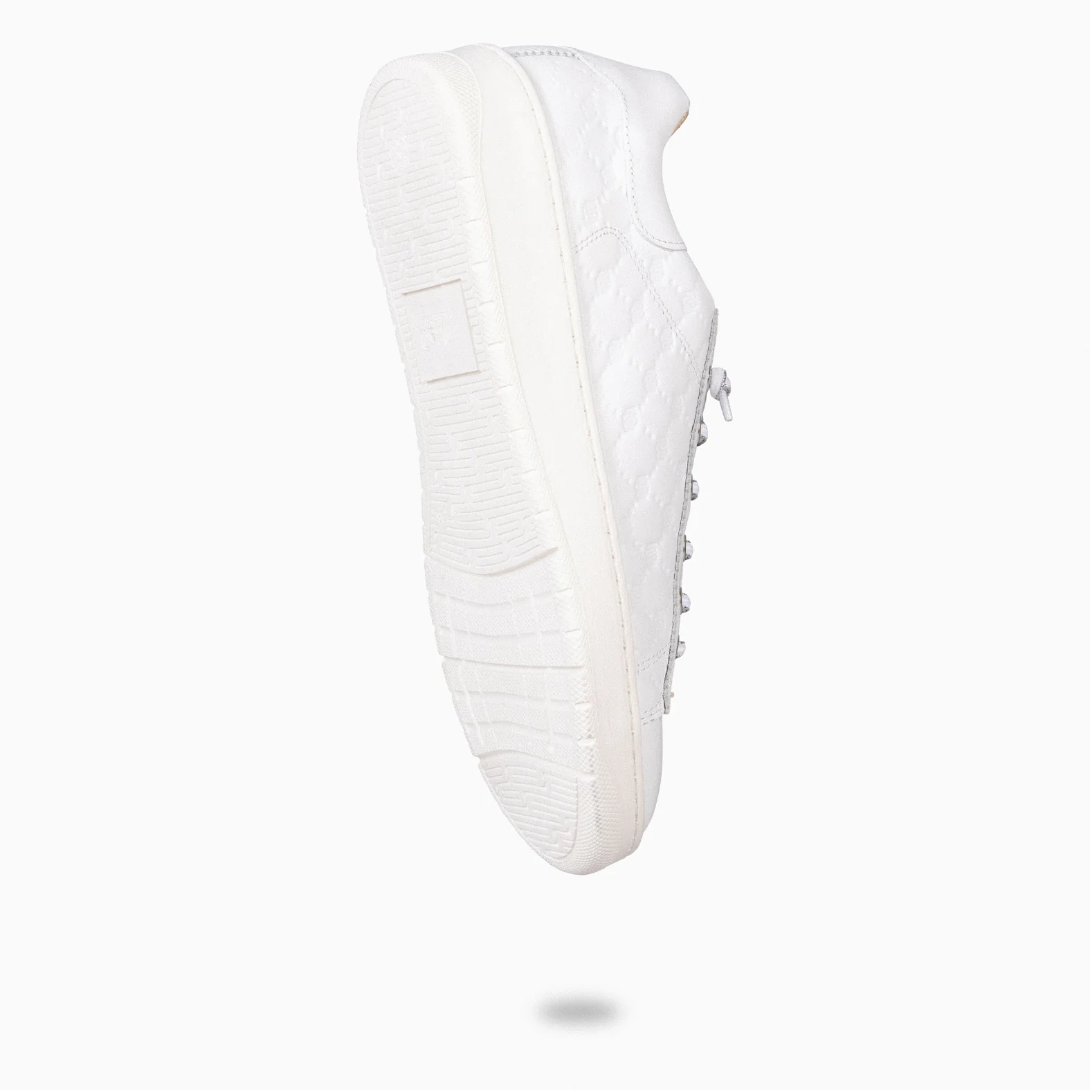 LILLE – Deportivas para vestir BLANCO con cordones PLATA - Image 6