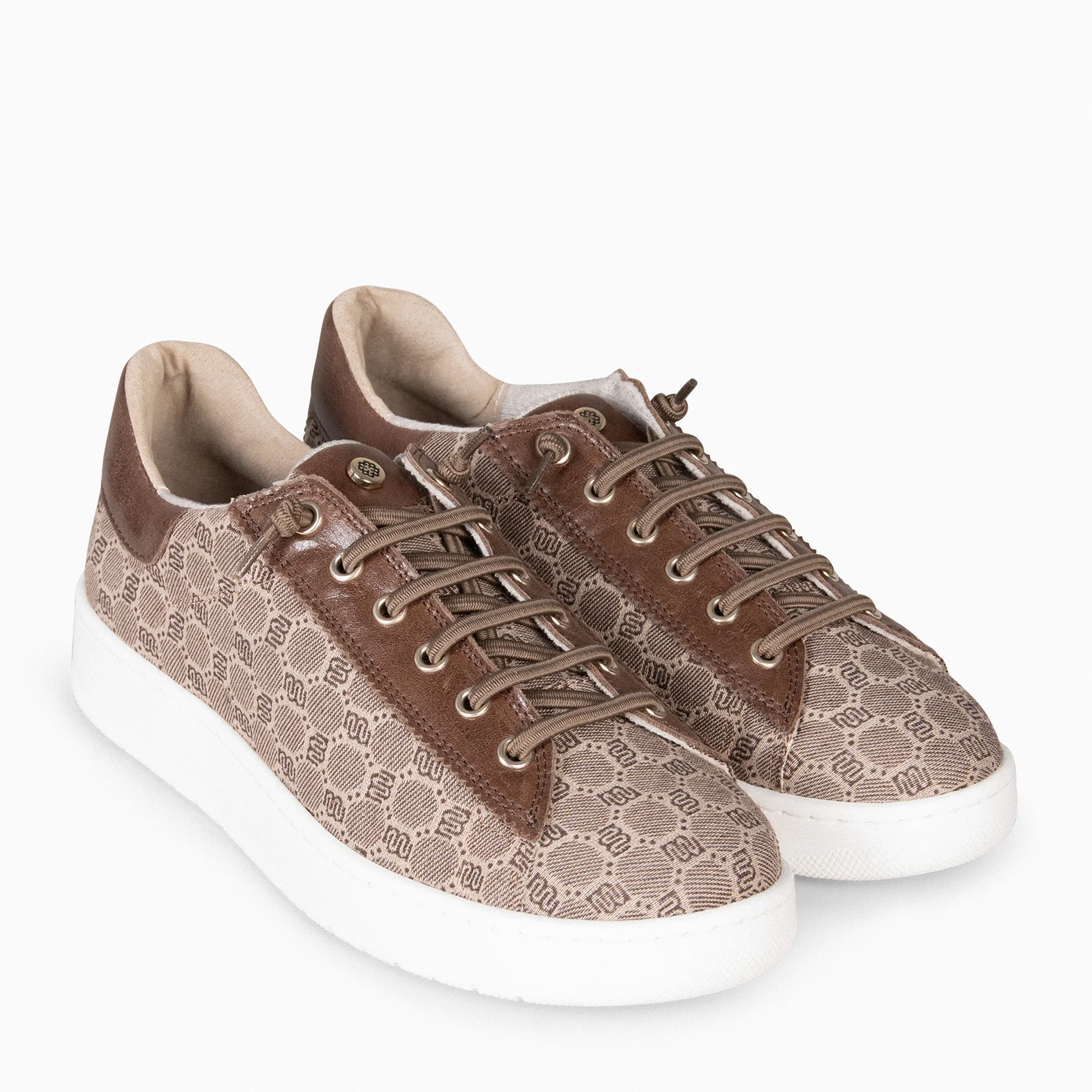 TOULOUSE - Zapatillas cordones elásticos MARRON - Image 3