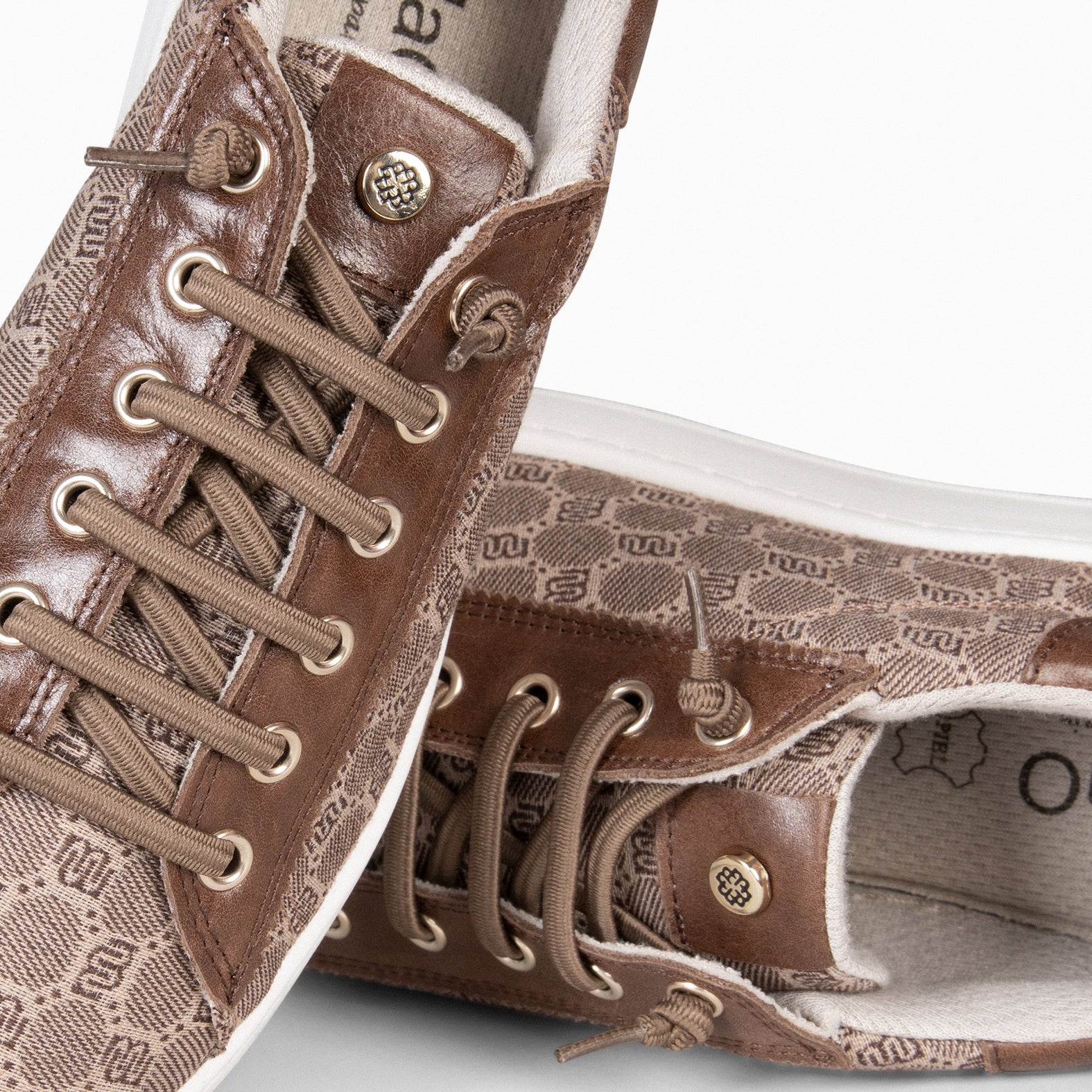 TOULOUSE - Zapatillas cordones elásticos MARRON - Image 4