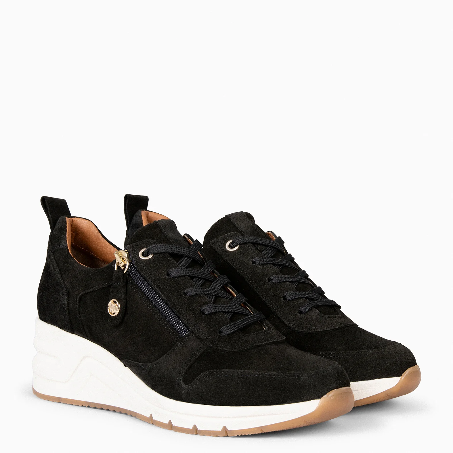 ARLES – Zapatillas deportivas con adorno cremallera NEGRO - Image 2