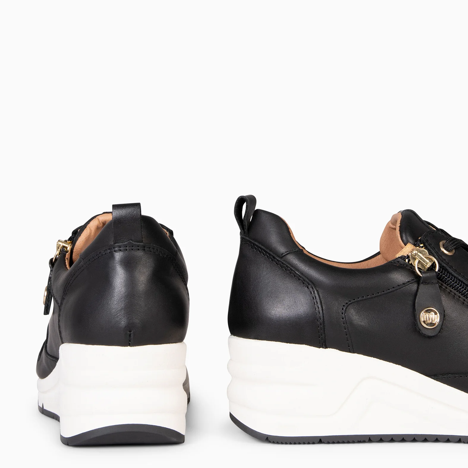 NIMES – Zapatillas deportivas con adorno cremallera NEGRO - Image 4
