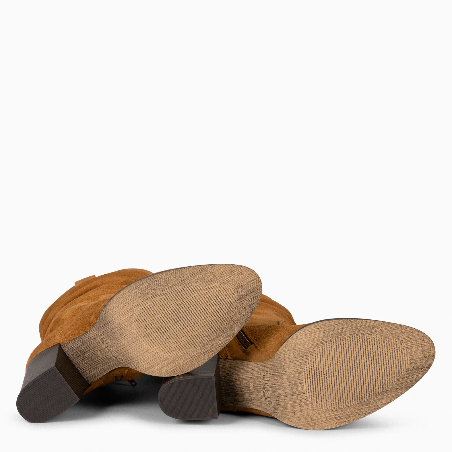 VILNA – Botas altas con tacón CAMEL - Image 6
