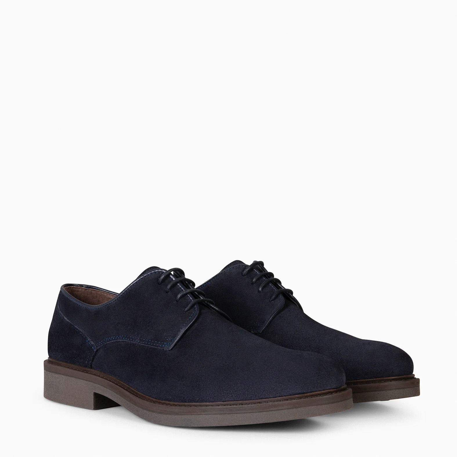 ALONSO – Zapato de vestir de serraje MARINO - Image 3