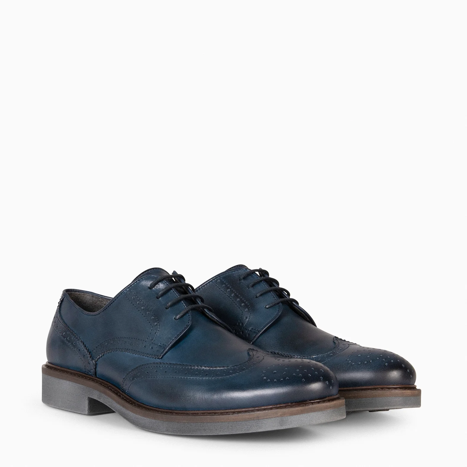 QUEVEDO – Zapatos de vestir con cordones MARINO - Image 3