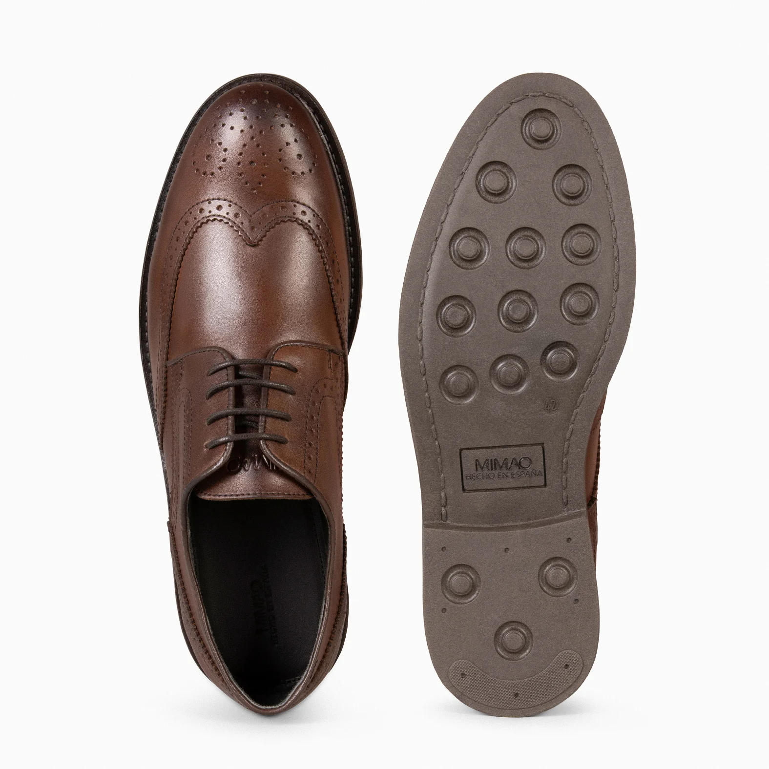 QUEVEDO – Zapatos de vestir con cordones MARRON - Image 7