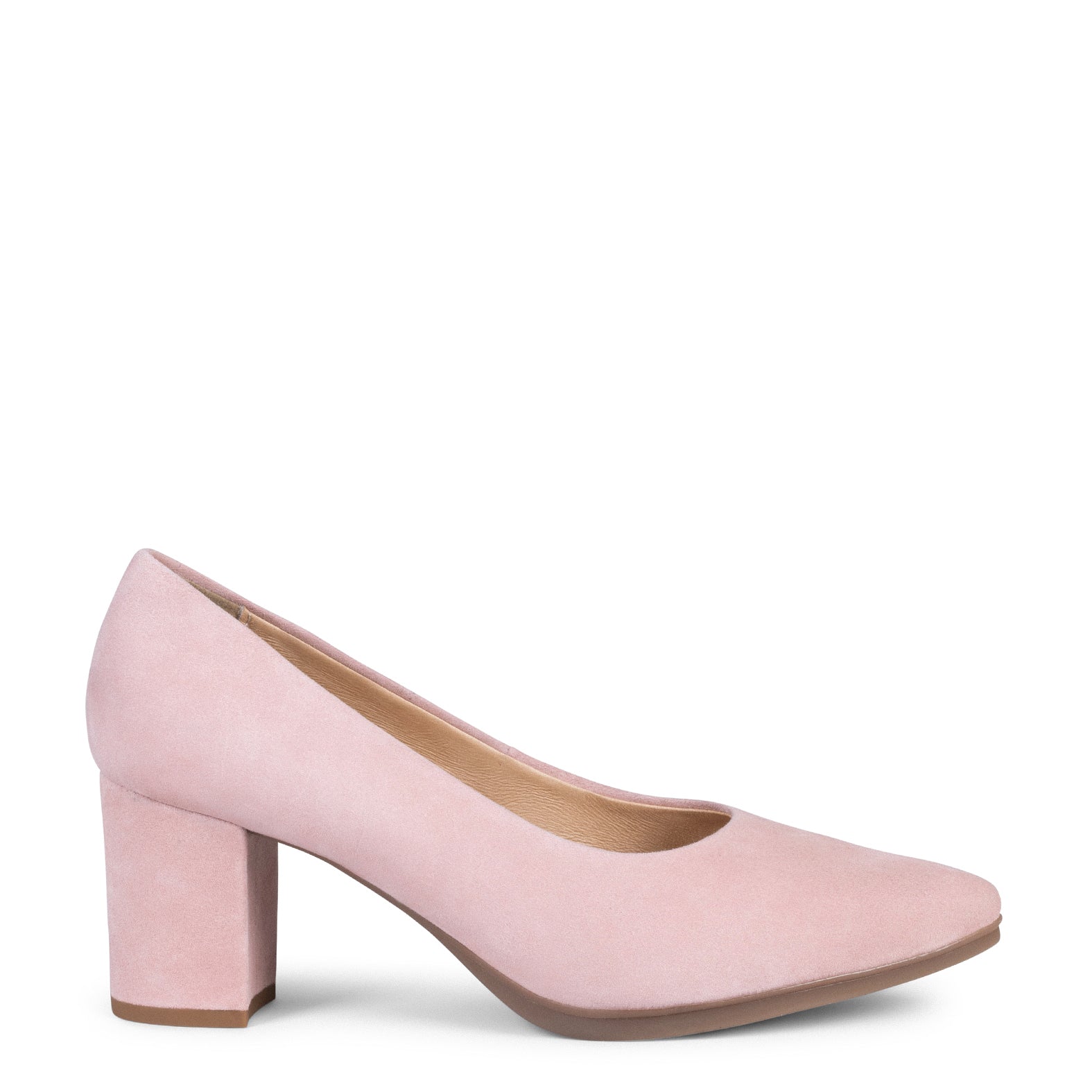 URBAN S - Zapato de tacón medio ante ROSA PALO - Image 6