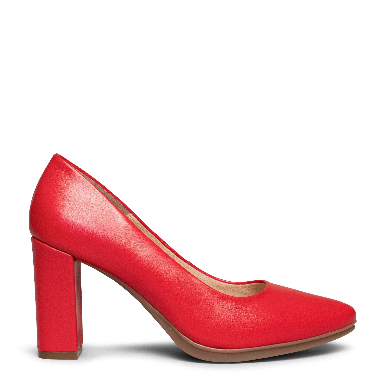 URBAN SALÓN - Zapatos de tacón alto de napa ROJO - Image 6