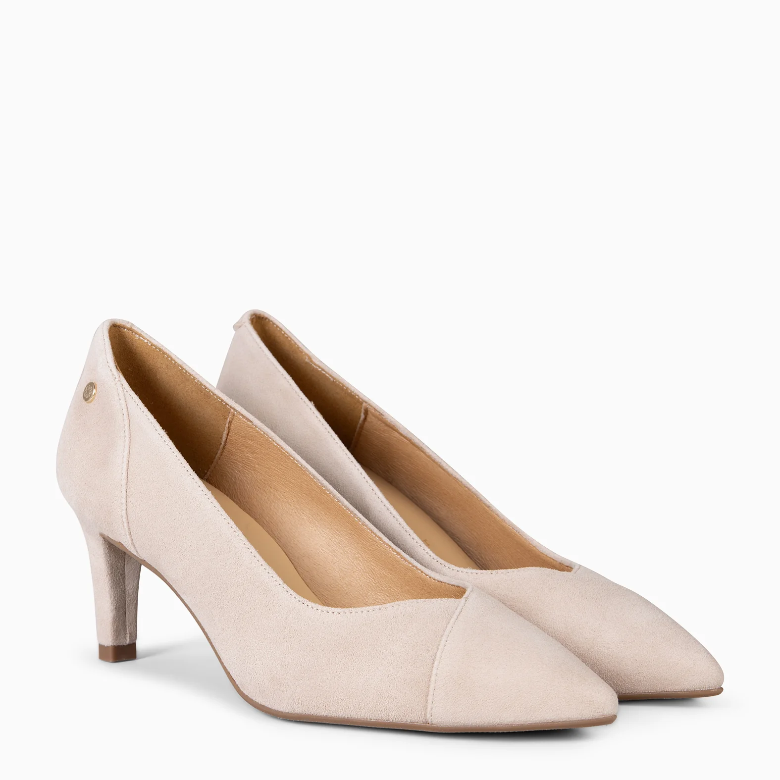 GLAM S - Zapatos de salón de tacón bajo NUDE - Image 2