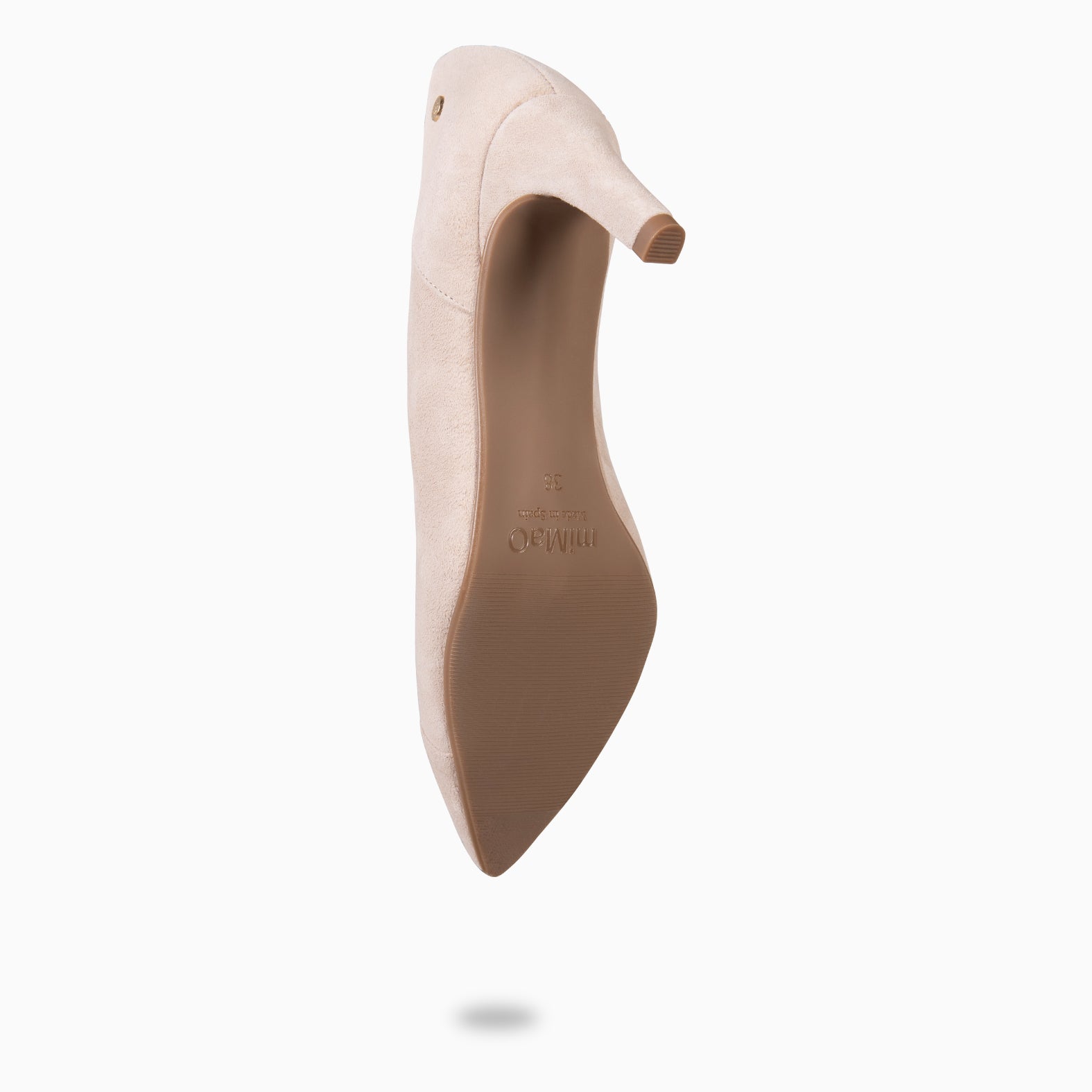 GLAM S - Zapatos de salón de tacón bajo NUDE - Image 6