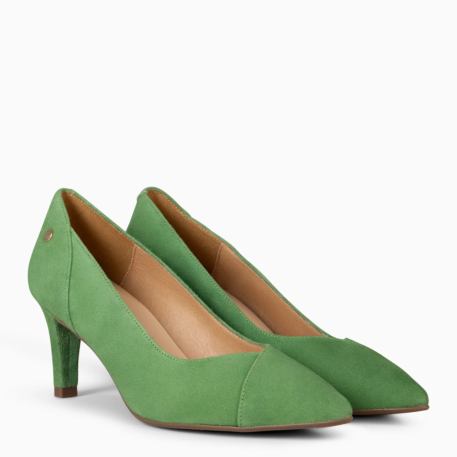GLAM S - Zapatos de salón de tacón bajo VERDE - Image 3
