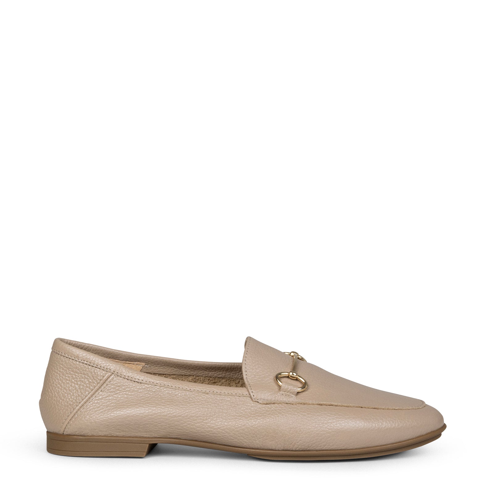 STYLE – Mocasines planos TAUPE con adorno metalizado - Image 7
