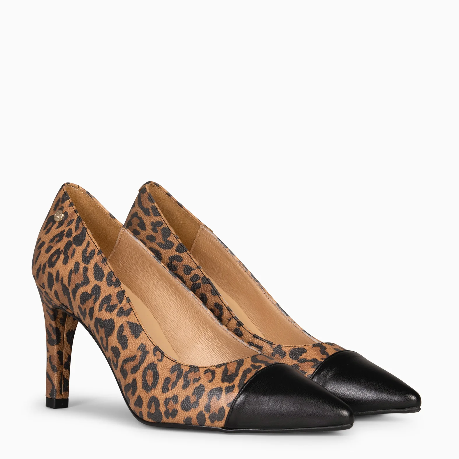 LILLY - Zapato de tacón alto y puntera LEOPARDO - Image 4