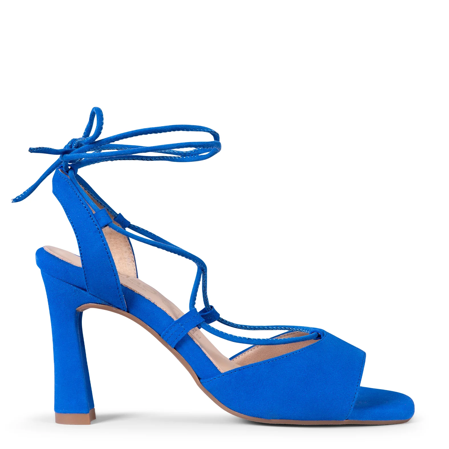 MÓNICA - SANDALIAS ELEGANTES DE TACÓN AZUL ELÉCTRICO - Image 6