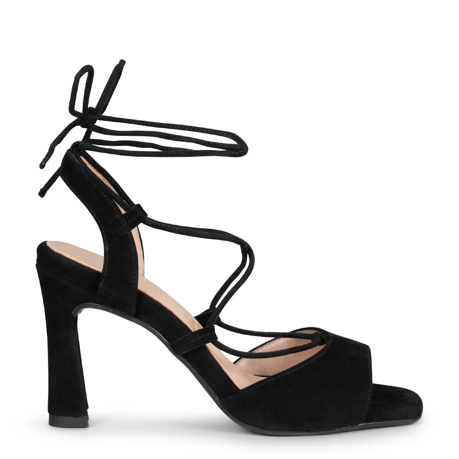 MÓNICA - SANDALIAS ELEGANTES DE TACÓN NEGRO - Image 3