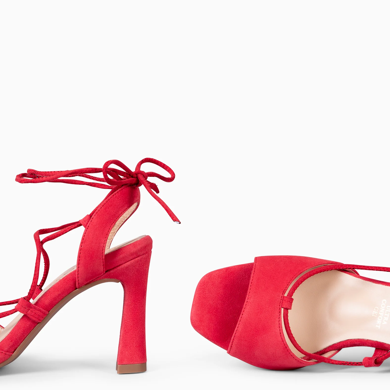 MÓNICA - SANDALIAS ELEGANTES DE TACÓN ROJO - Image 6