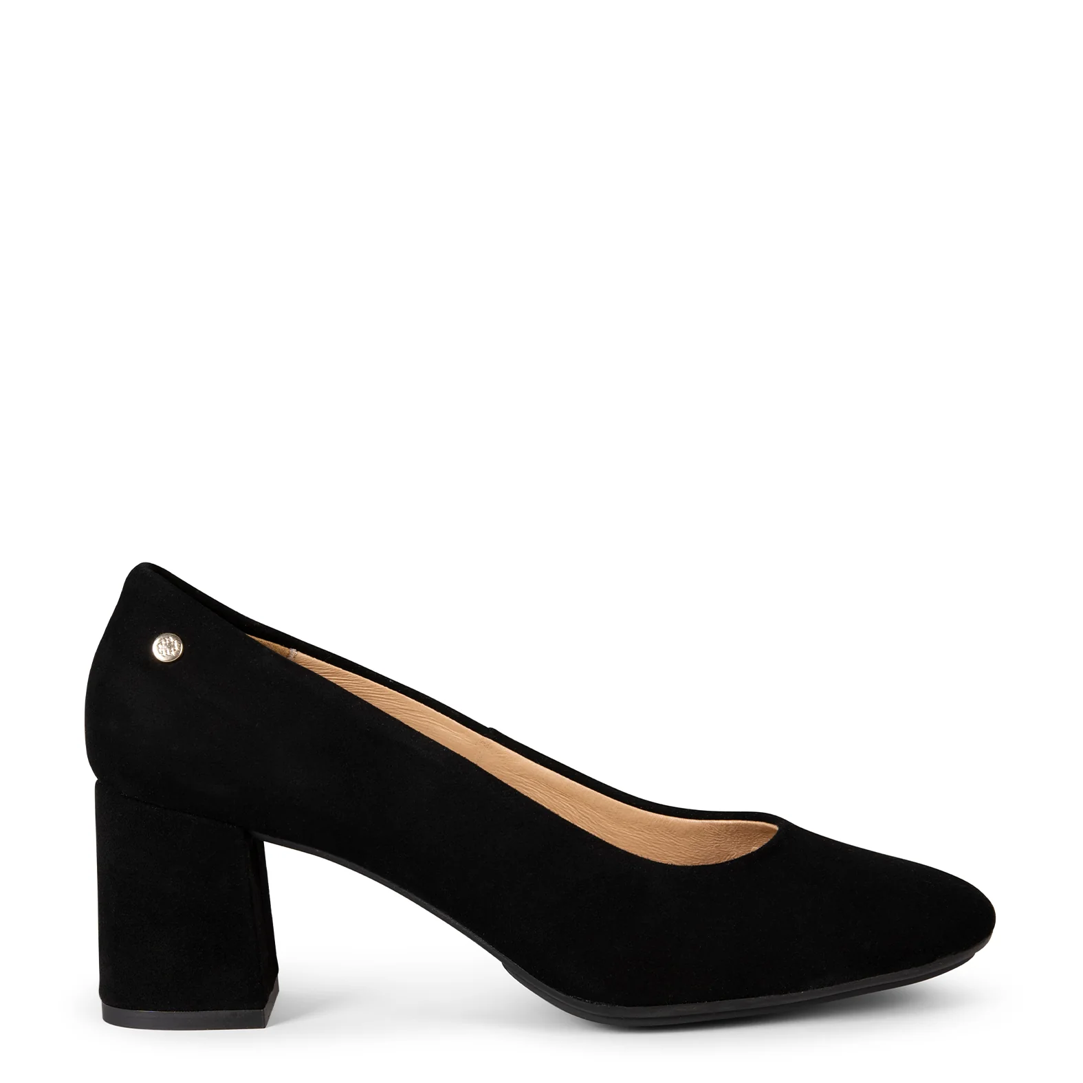 GRAN URBAN REDONDO – Zapatos de tacón medio de ante NEGRO - Image 6