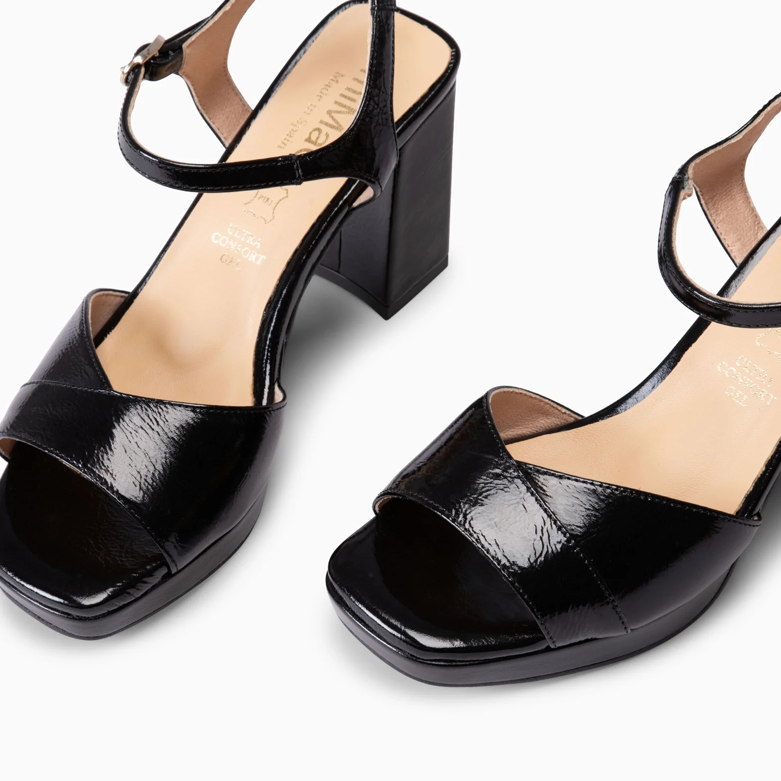 MICHELLE - ZAPATOS DE MUJER DE TACÓN ANCHO NEGRO - Image 4