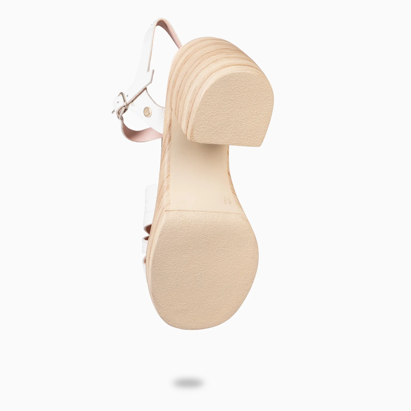 LANCY - SANDALIAS CASUAL DE TACÓN BEIGE - Image 6