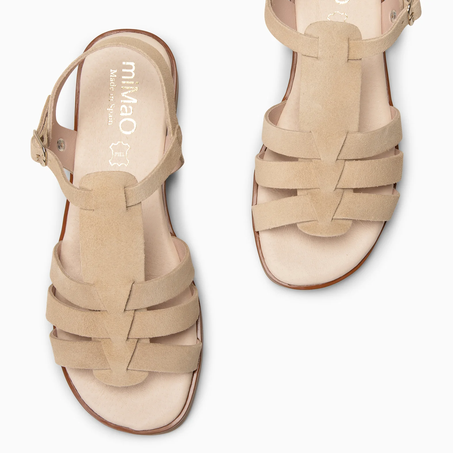 NAIRA- Sandalia tipo pala en BEIGE - Image 3