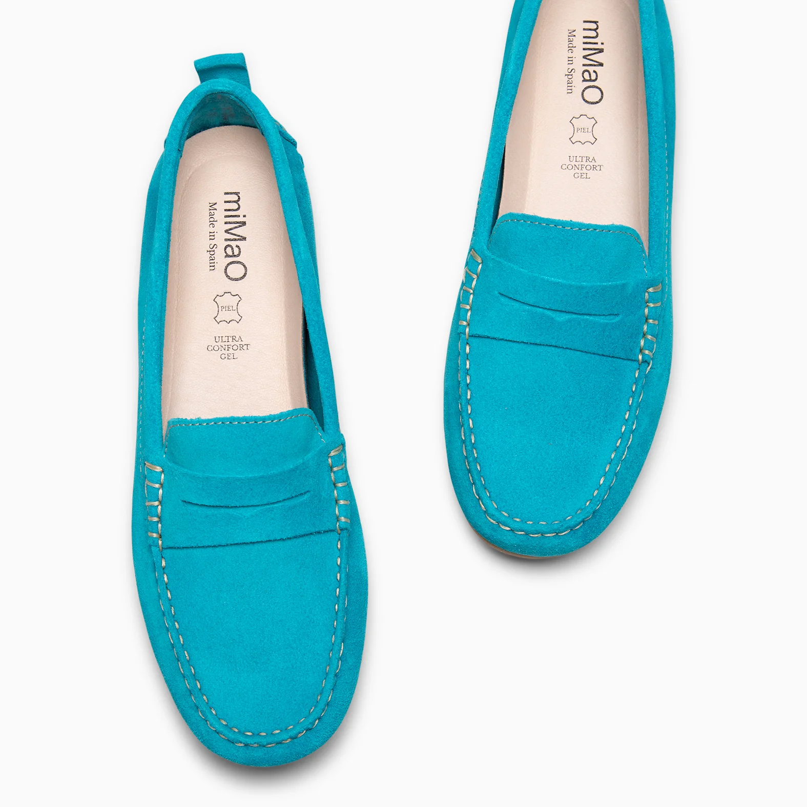 MONTEZ – Mocasín plano TURQUESA - Image 3