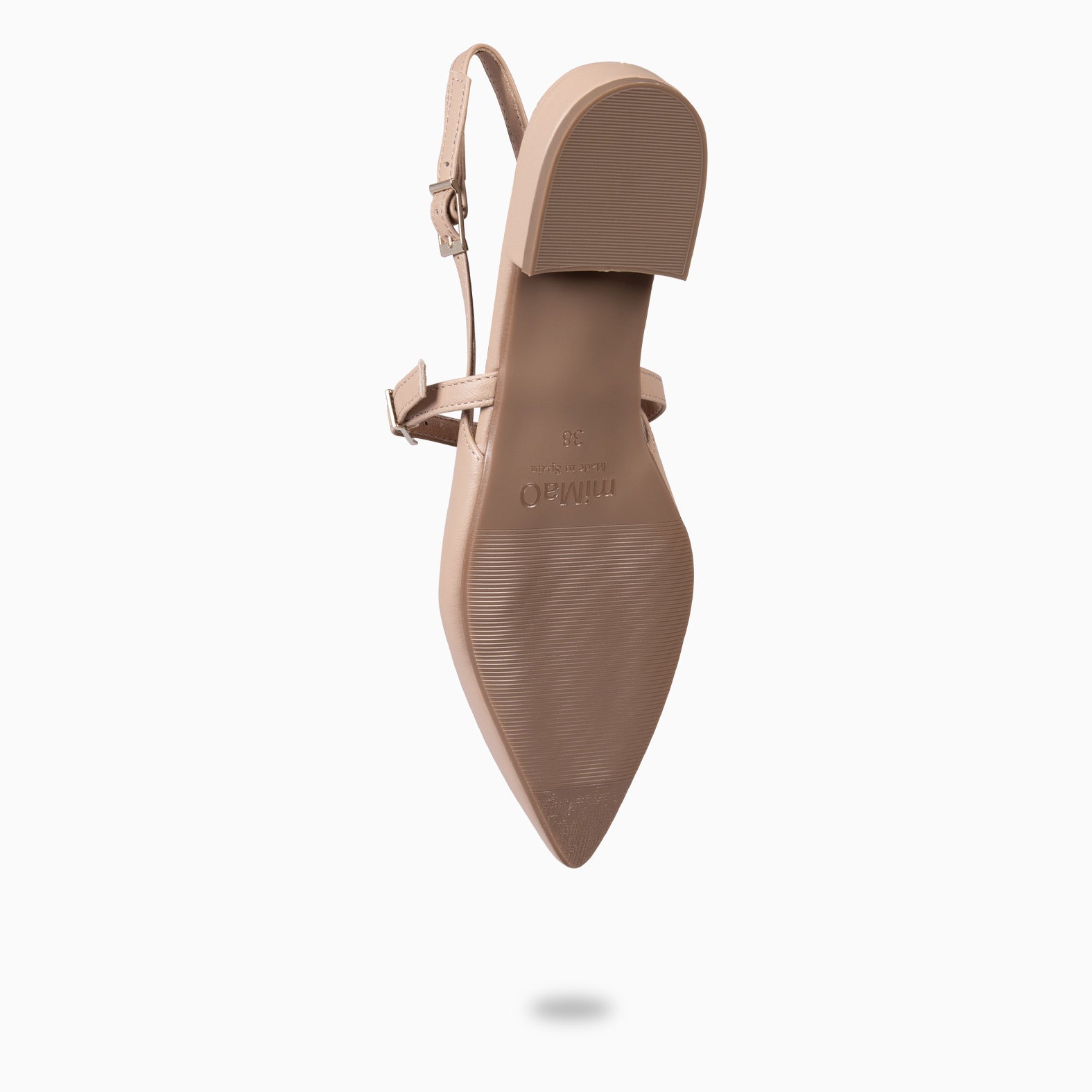 EVA - ZAPATOS ELEGANTES DESTALONADOS NUDE - Image 6