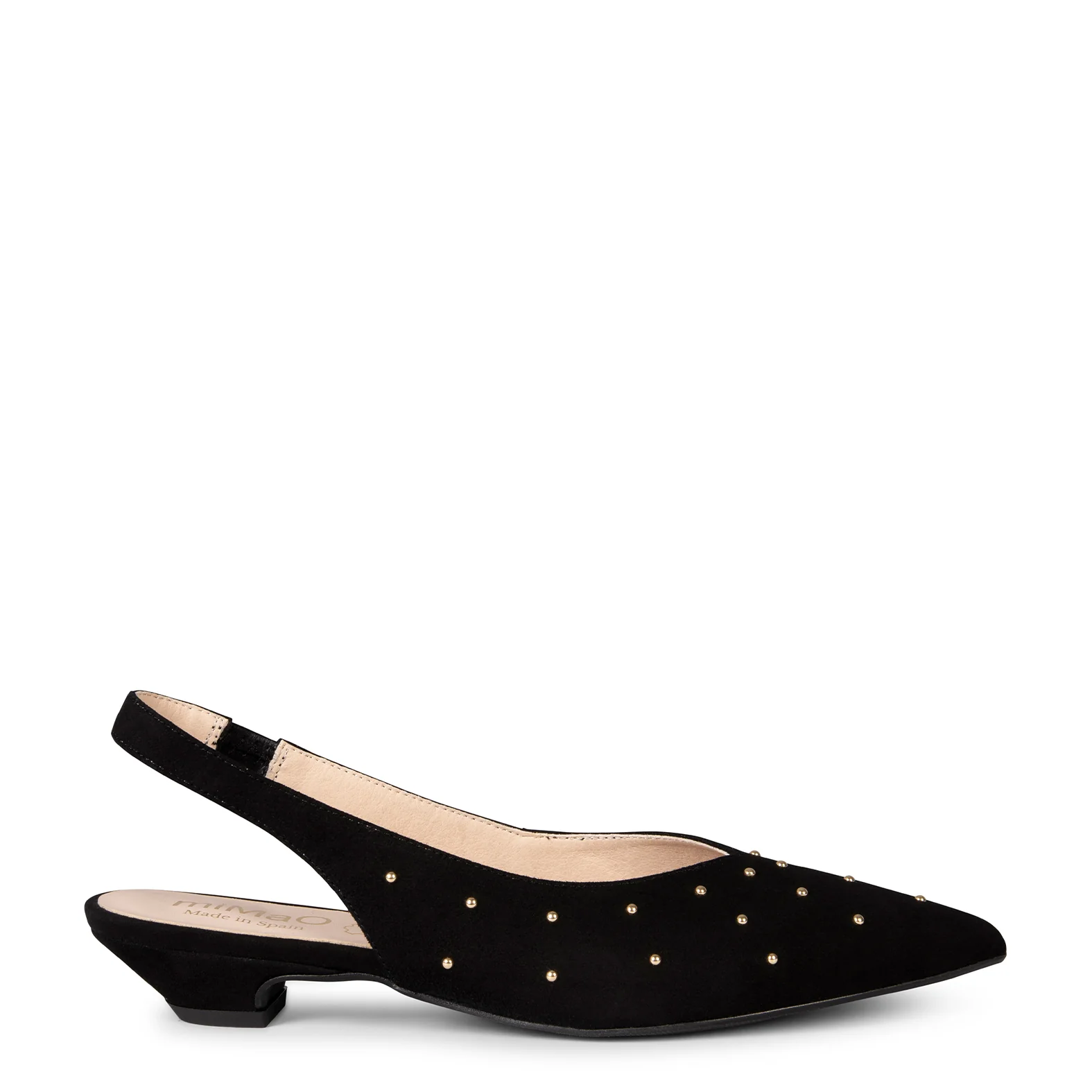ORION – ZAPATOS BAJOS DESTALONADOS CON TACHAS NEGRO - Image 7