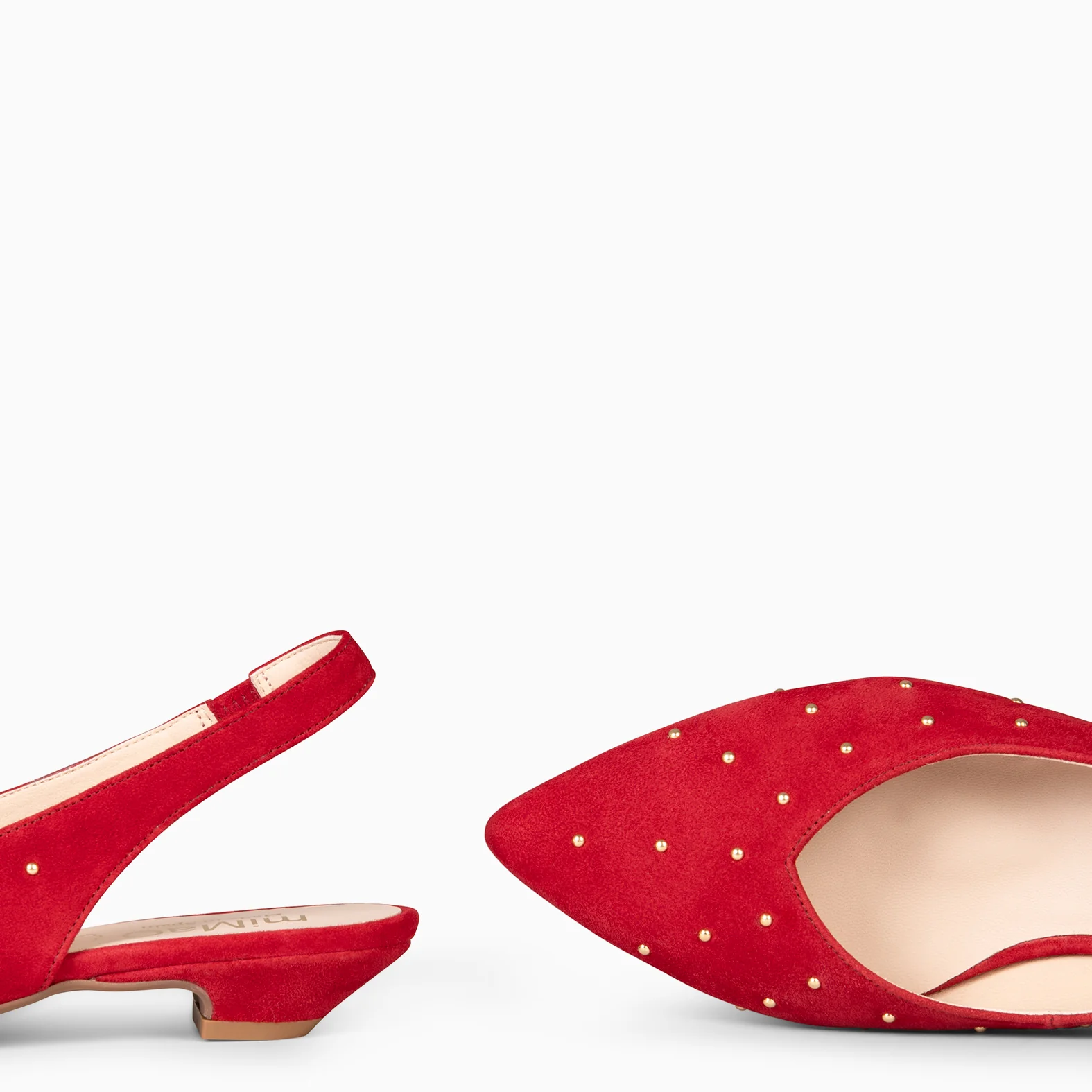 ORION – ZAPATOS BAJOS DESTALONADOS CON TACHAS ROJO - Image 5