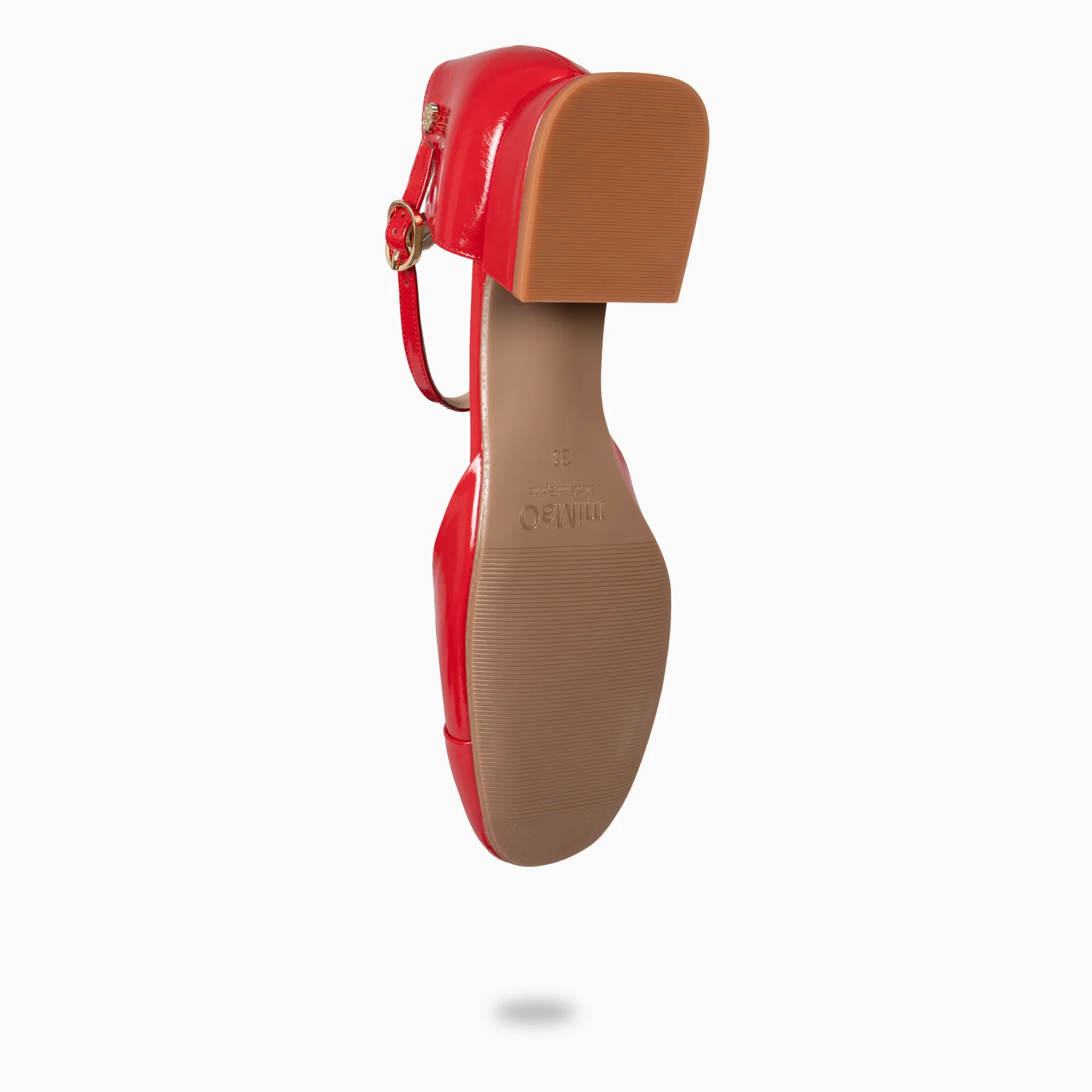 EMILY - ZAPATOS DE TACÓN BAJO ROJO - Image 6