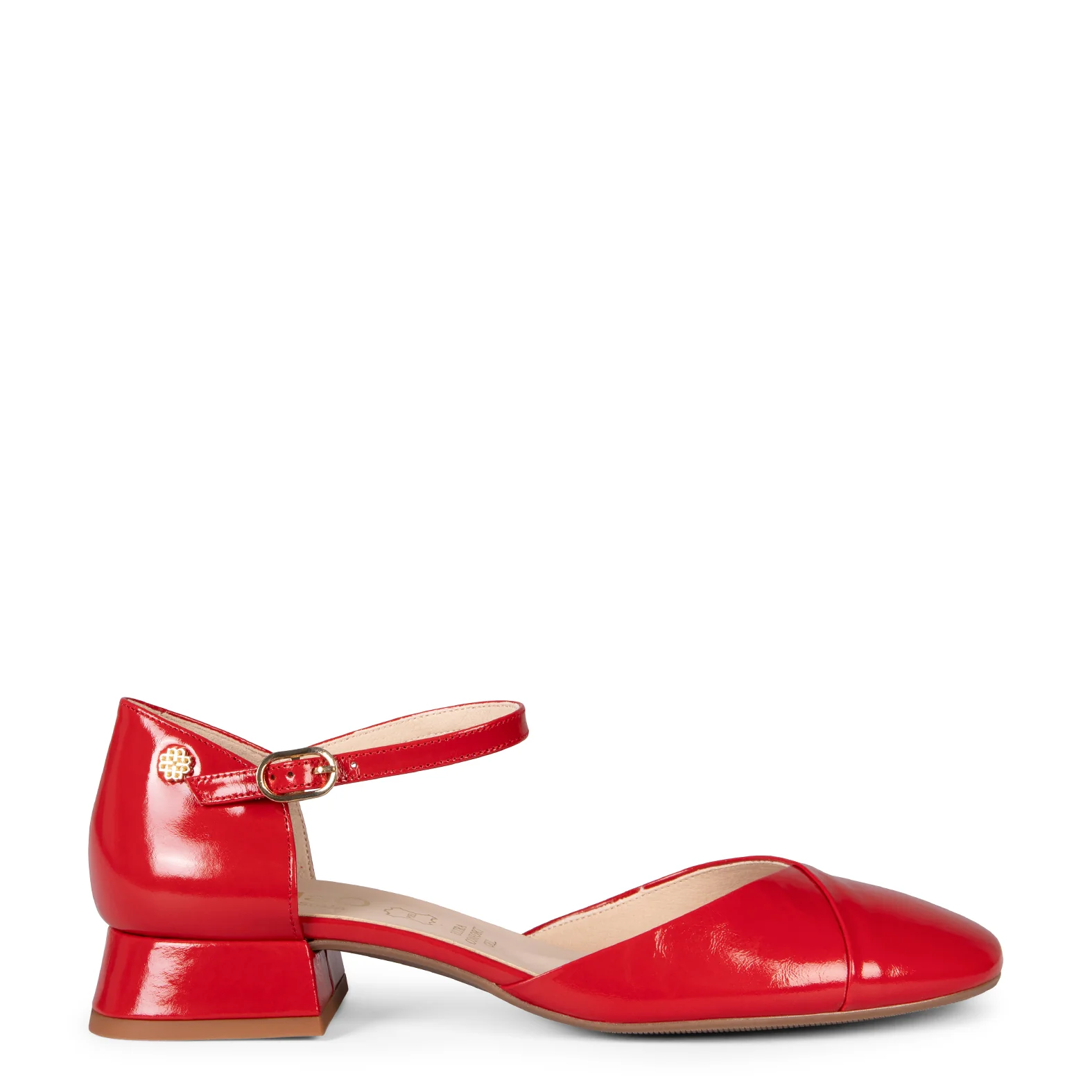 EMILY - ZAPATOS DE TACÓN BAJO ROJO - Image 7