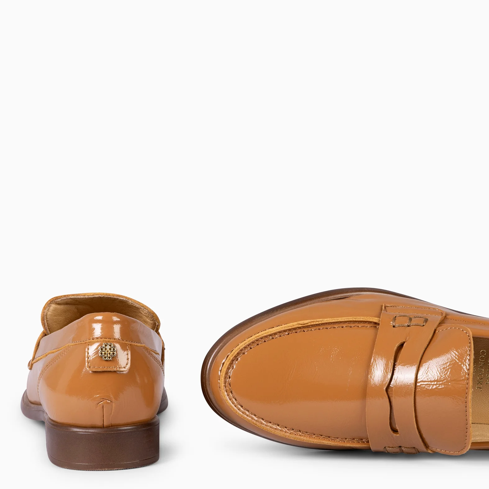 ABBY - MOCASÍN ELEGANTE DE NAPA CAMEL - Image 5