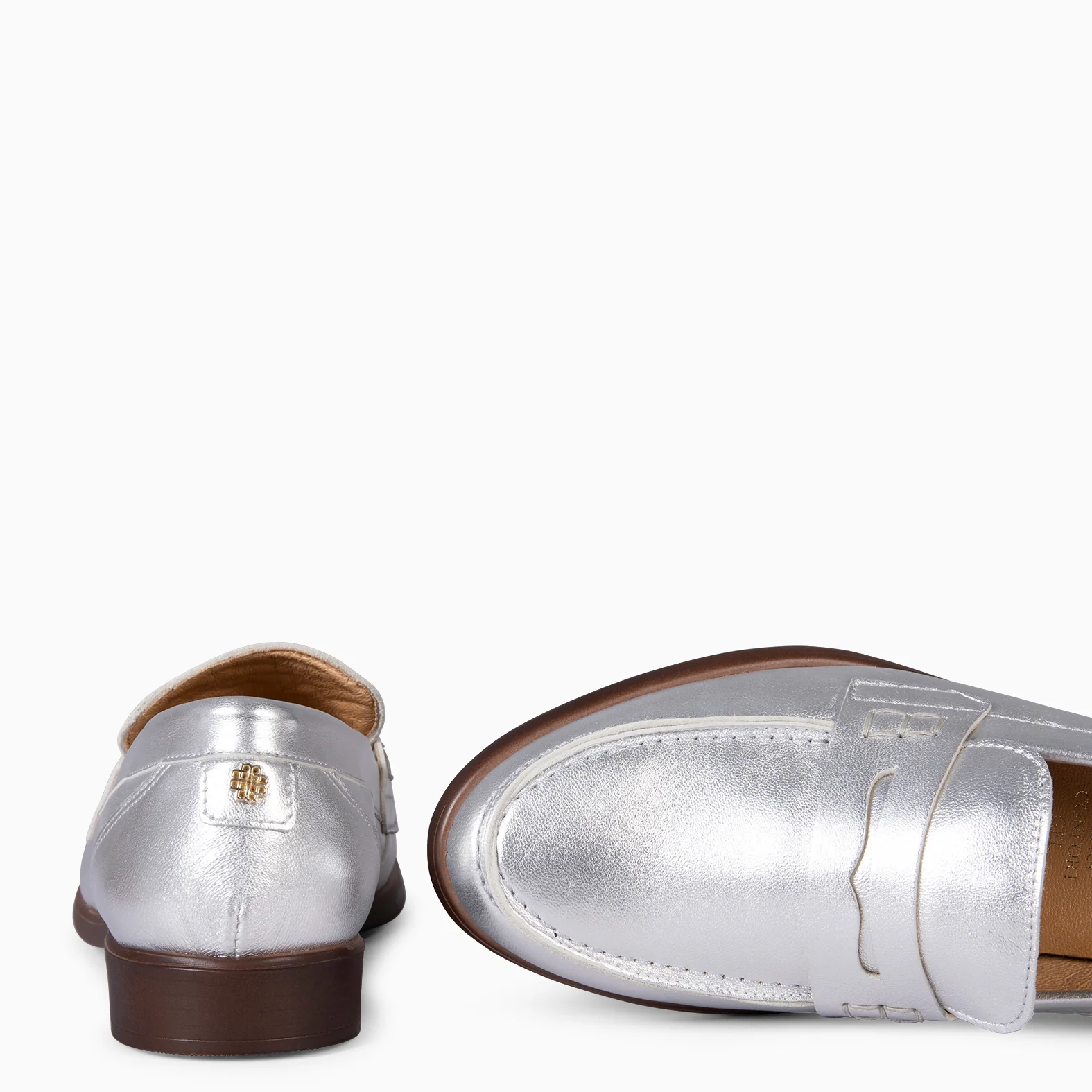 ABBY - MOCASÍN ELEGANTE DE NAPA PLATA - Image 5