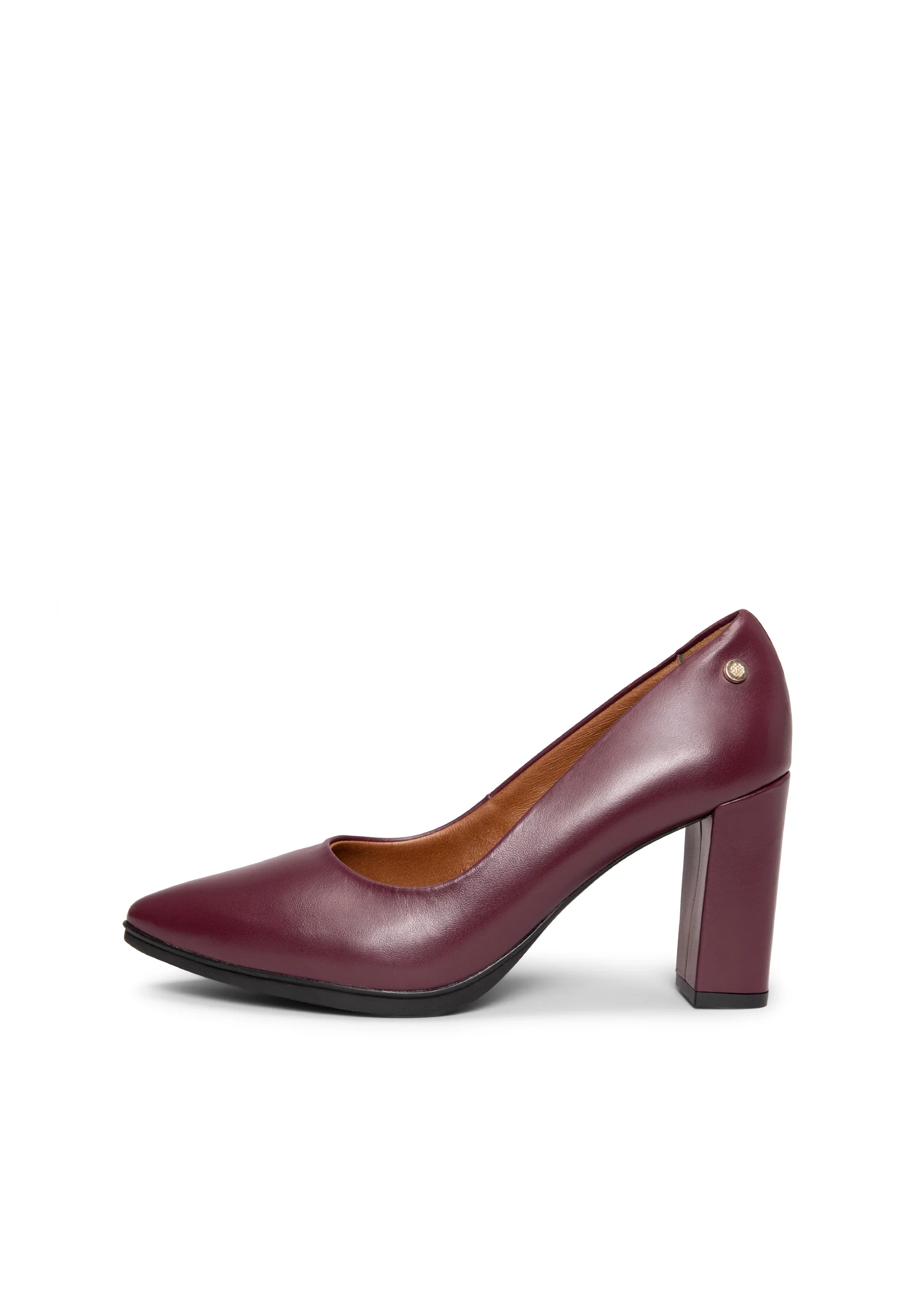 URBAN SALÓN - Zapatos de tacón alto de napa en BURDEOS - Image 6