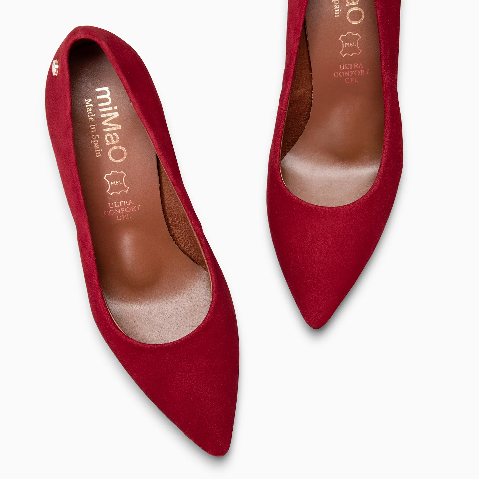 LAUREN – Zapato de tacón alto en piel BURDEOS - Image 4