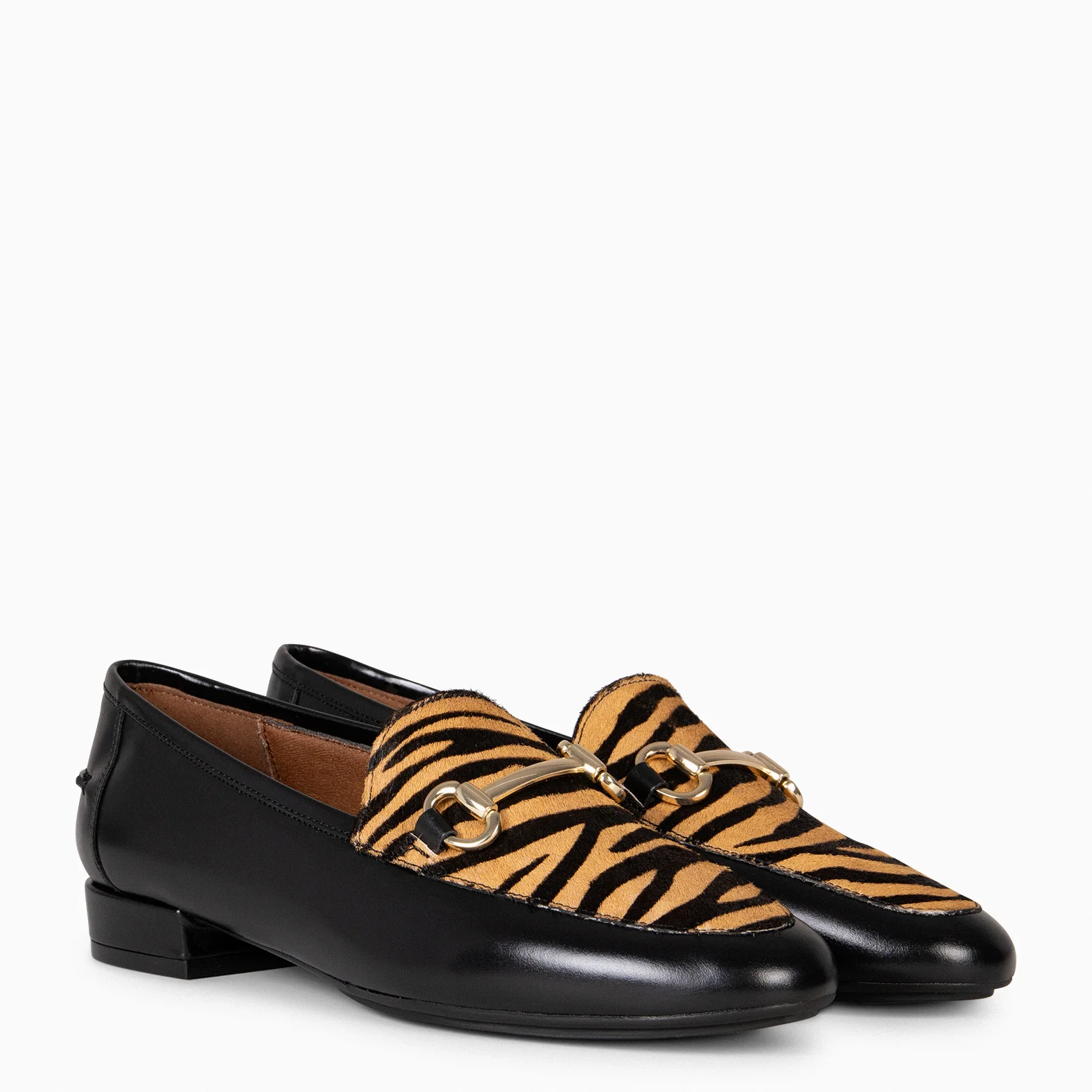 STYLE SAUVAGE - Mocasín tacón bajo CAMEL - Image 4