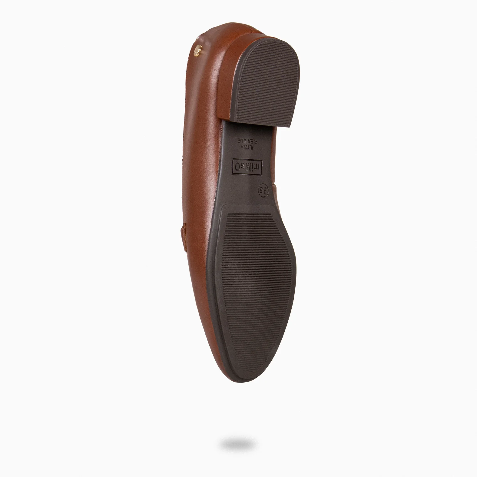 CHAIN – Mocasines planos con adorno metalizado MARRON - Image 11