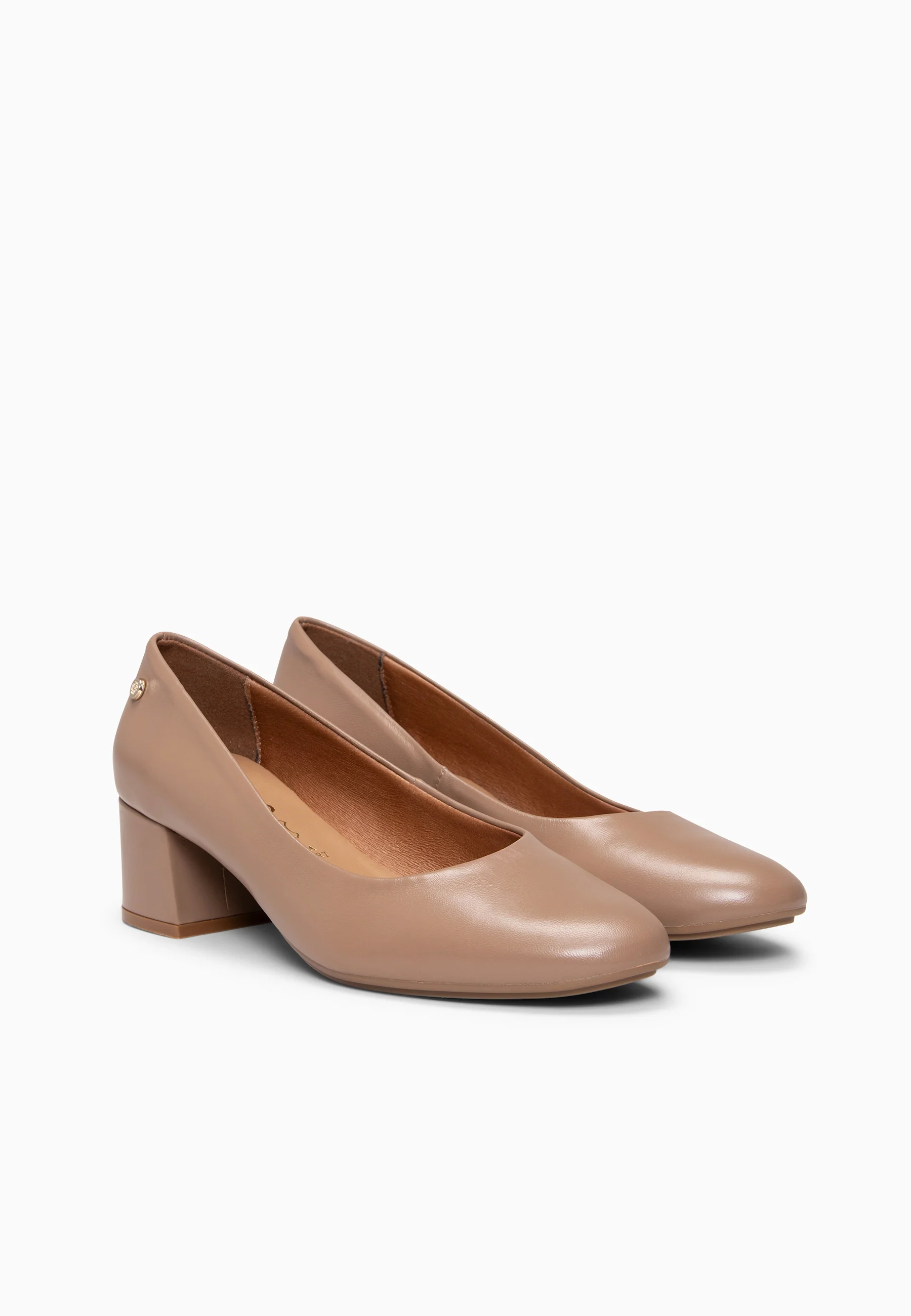 URBAN REDONDO SALÓN - Zapatos de tacón bajo de napa en BEIGE - Image 7