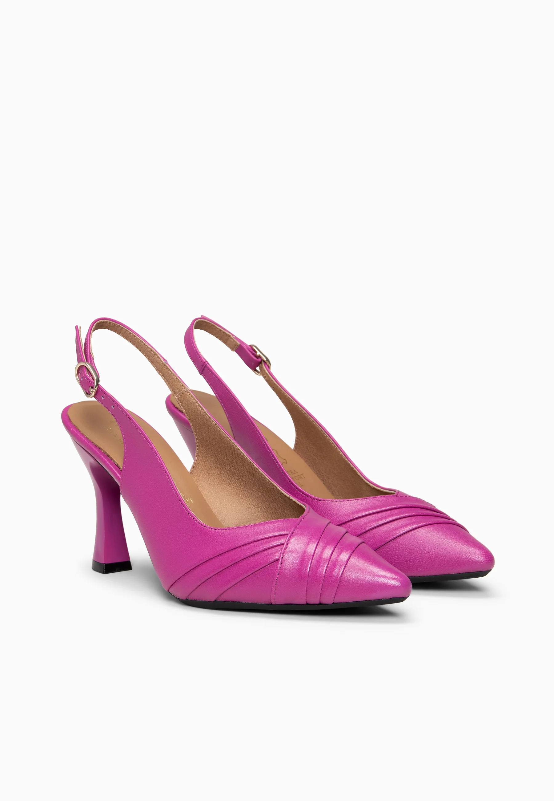 CARLA - Zapato de tacón alto destalonado BUGANVILLA - Image 7