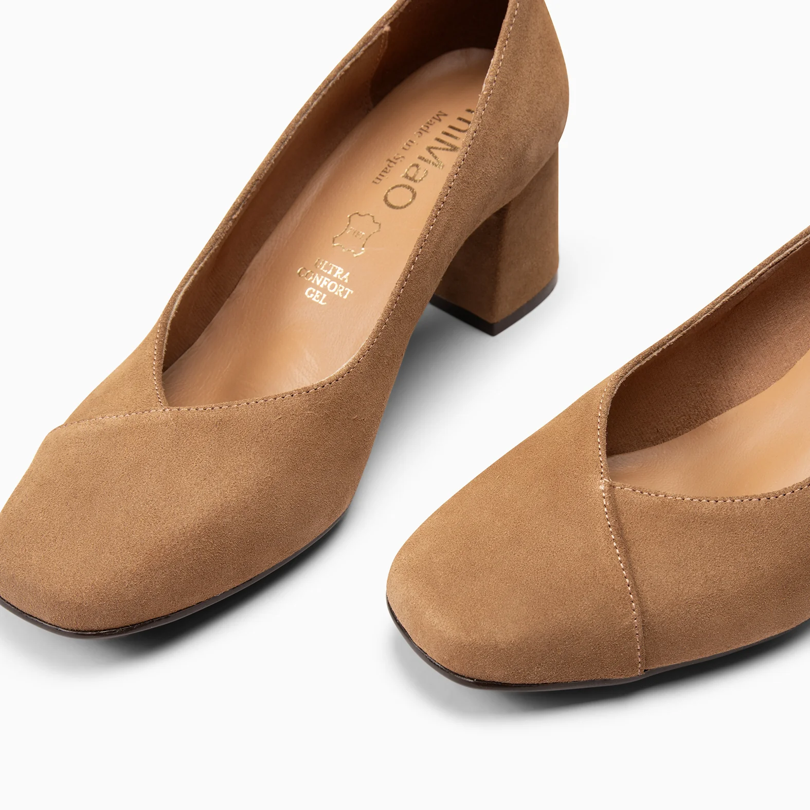 GABRIELA - Zapatos de tacón alto CAMEL - Image 5
