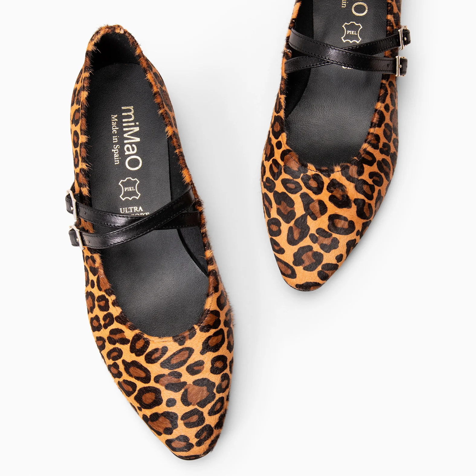 Alana - Merceditas con tacón bajo LEOPARDO - Image 5