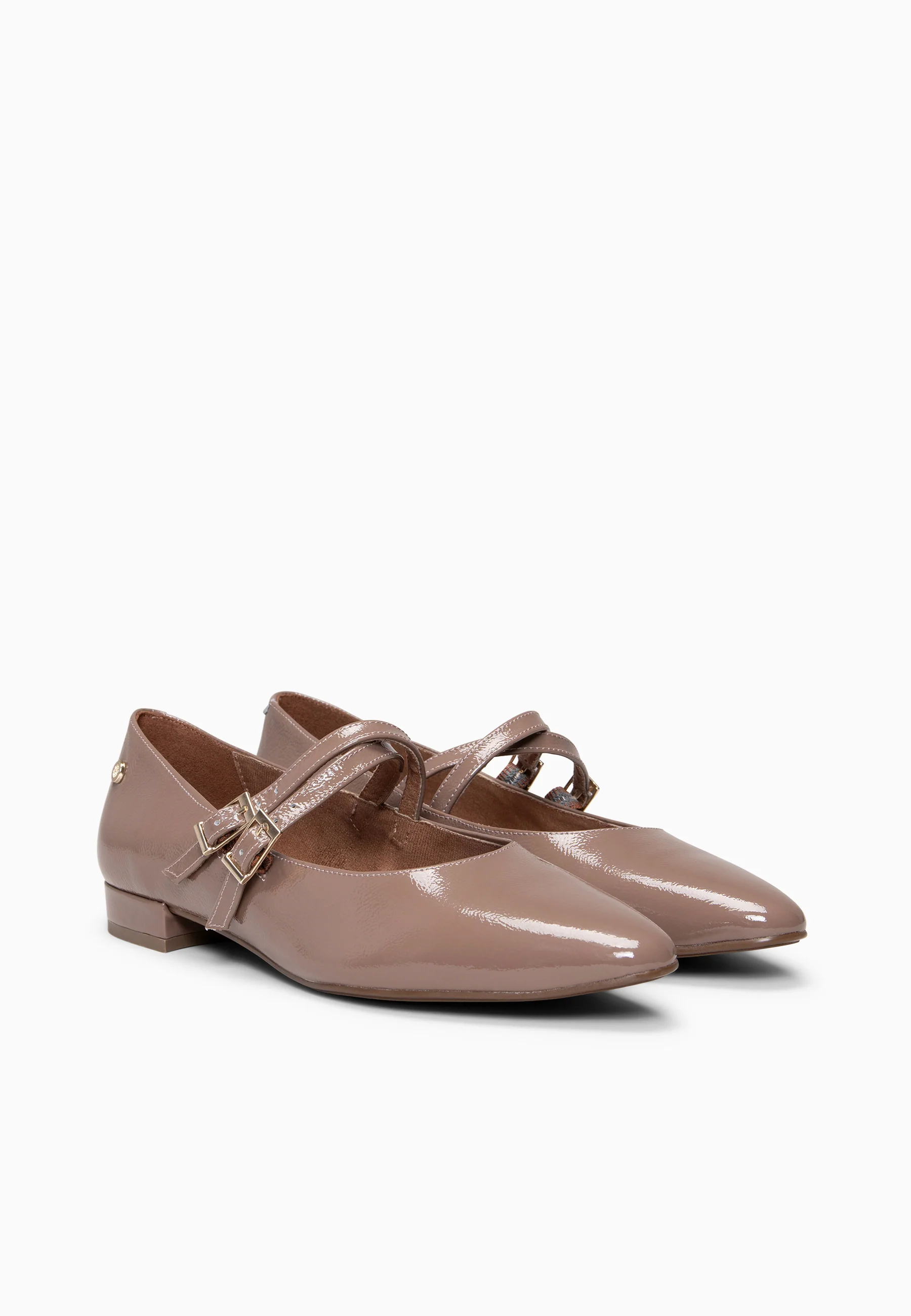 Alana - Merceditas con tacón bajo TAUPE - Image 7
