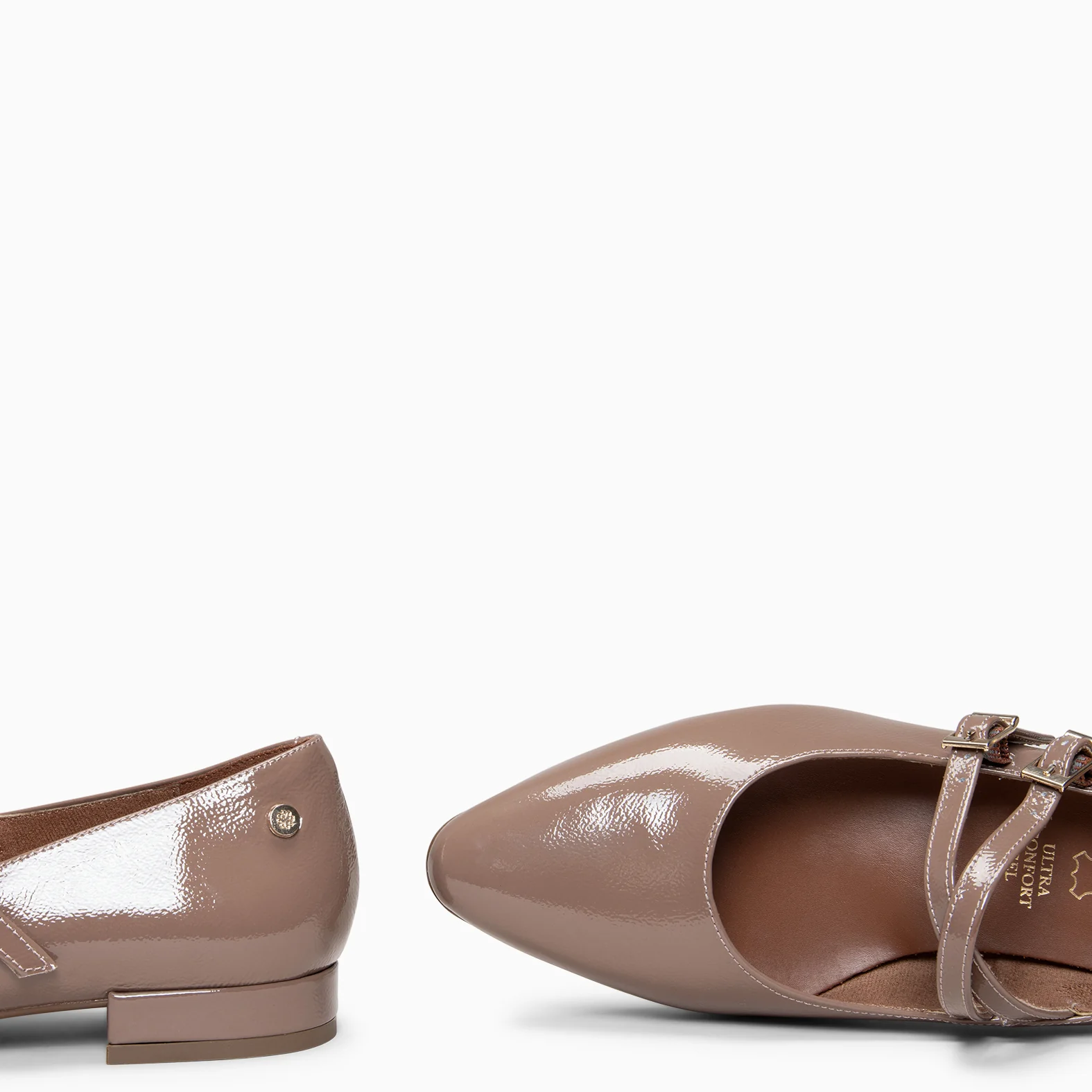 Alana - Merceditas con tacón bajo TAUPE - Image 9