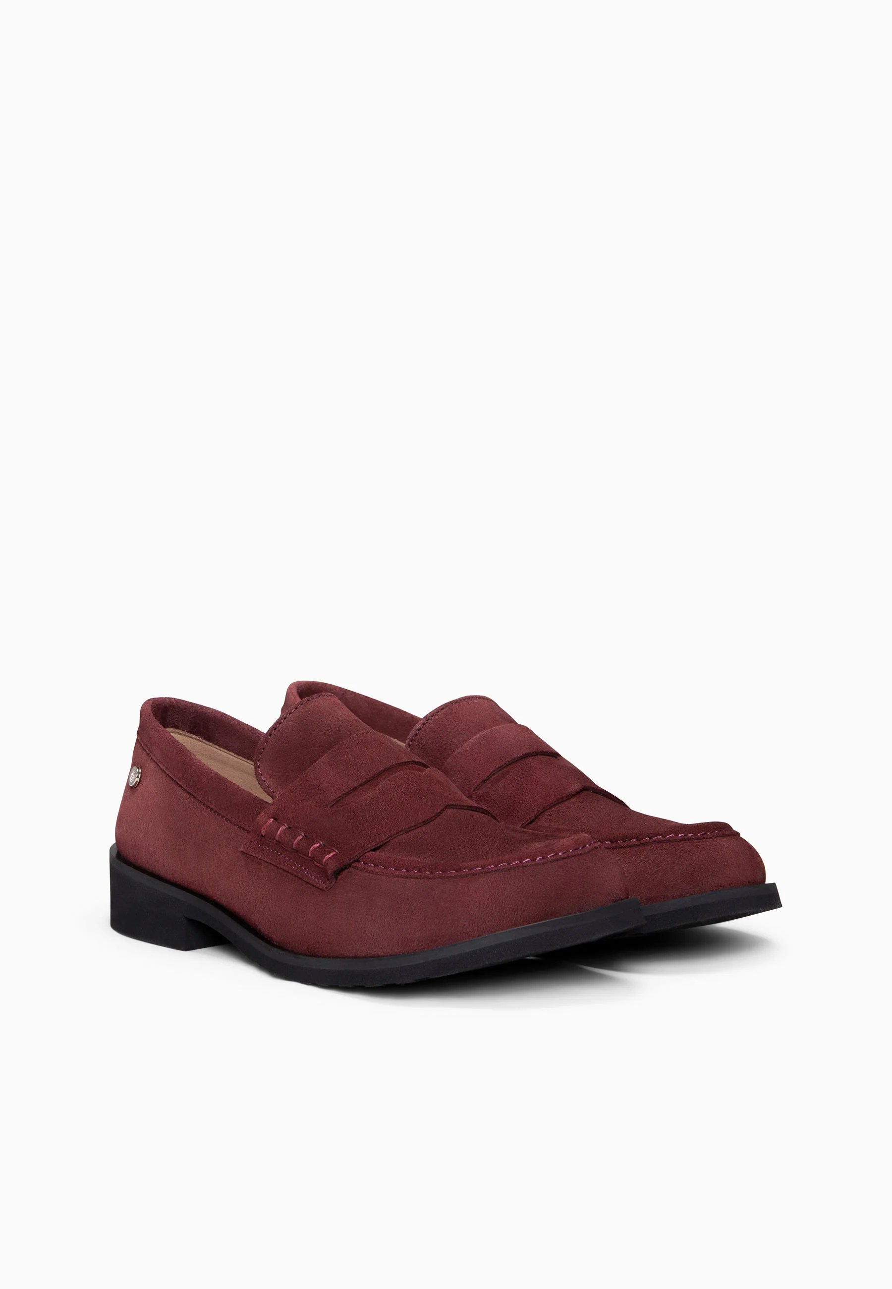 HARVARD - Mocasines planos de piel BURDEOS - Image 7