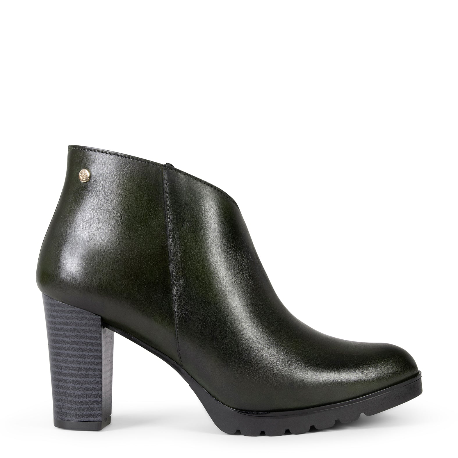 CLASSIC - Botines de mujer con tacón VERDE - Image 3