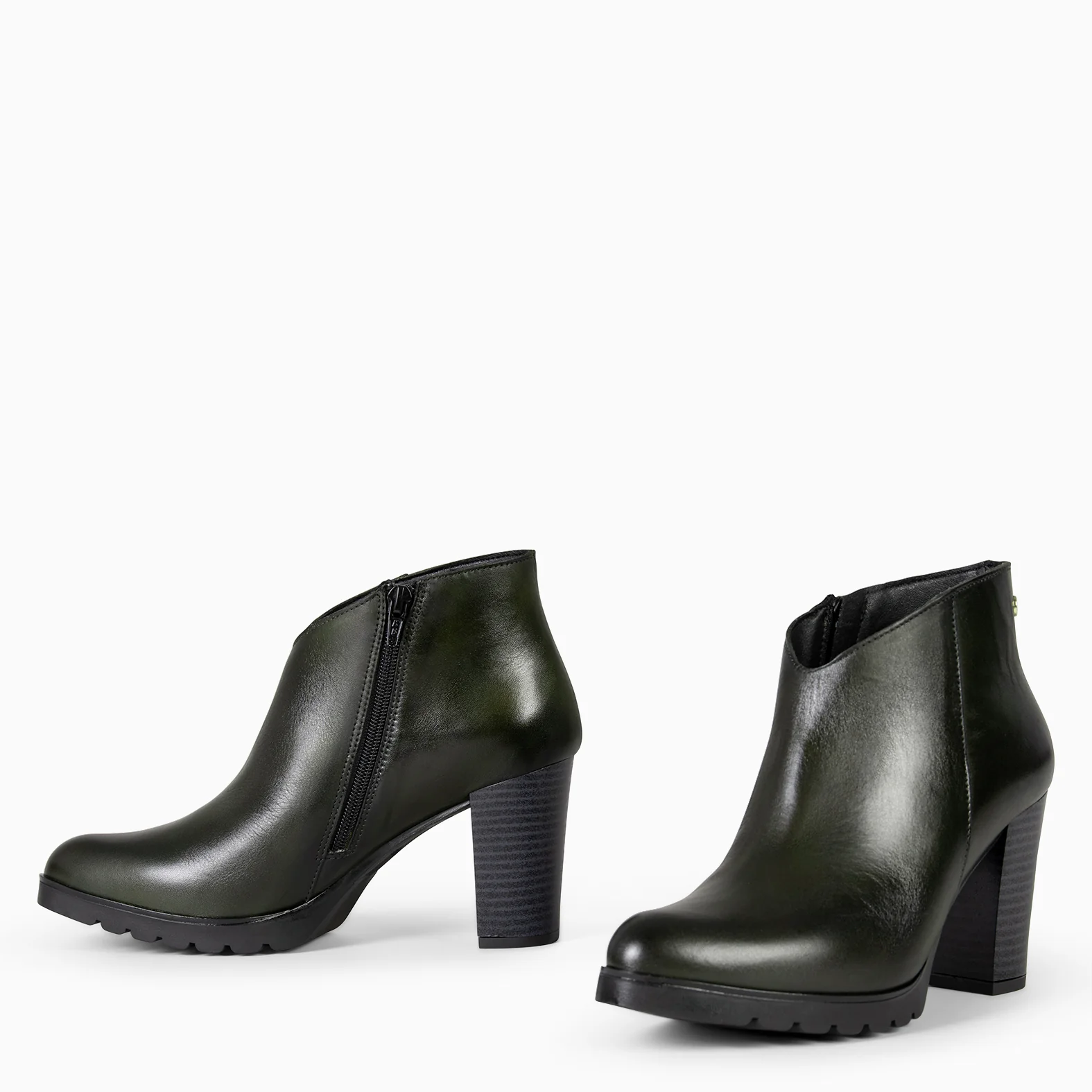 CLASSIC - Botines de mujer con tacón VERDE - Image 5