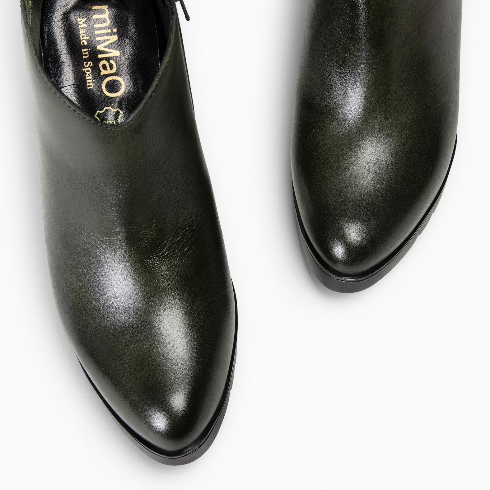 CLASSIC - Botines de mujer con tacón VERDE - Image 6