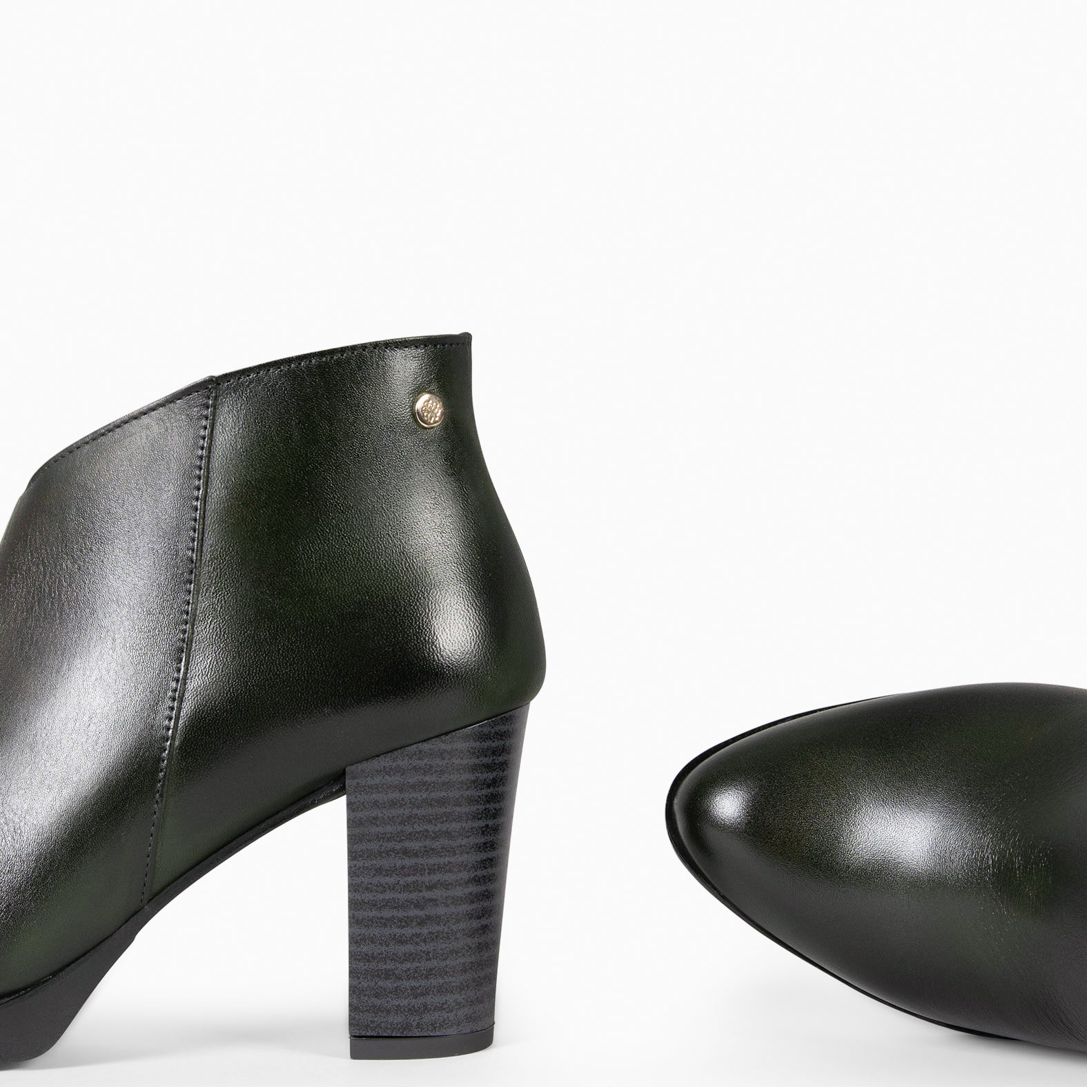 CLASSIC - Botines de mujer con tacón VERDE - Image 7