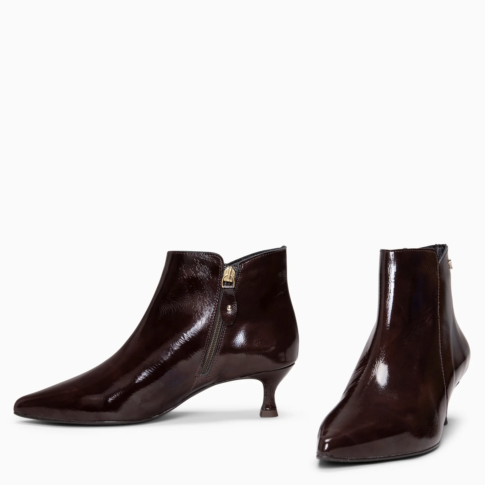 ROYAL – Botines tacón bajo MARRON - Image 6