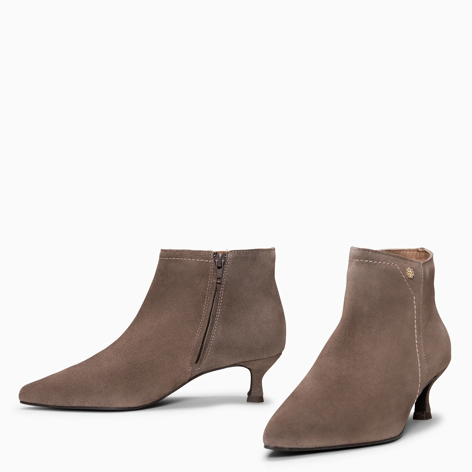 LORD – Botines tacón bajo TAUPE - Image 4